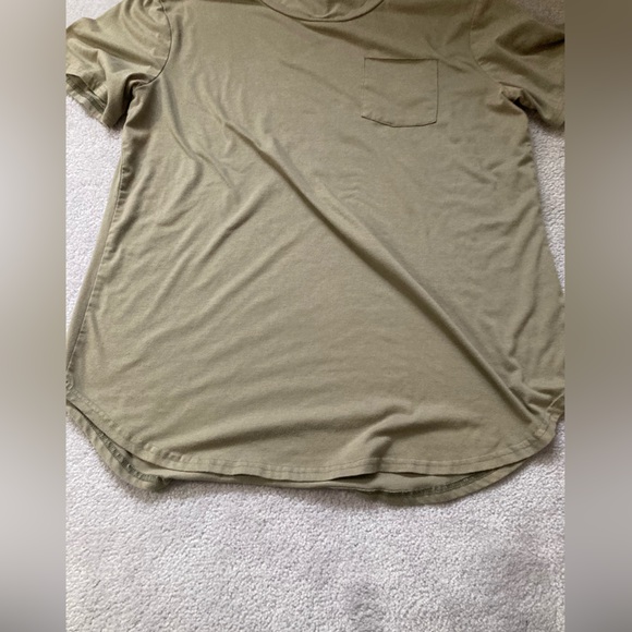 ZAFUL (3) Solid Chest Pocket High Low T-shirt - L - Picture 11 of 12